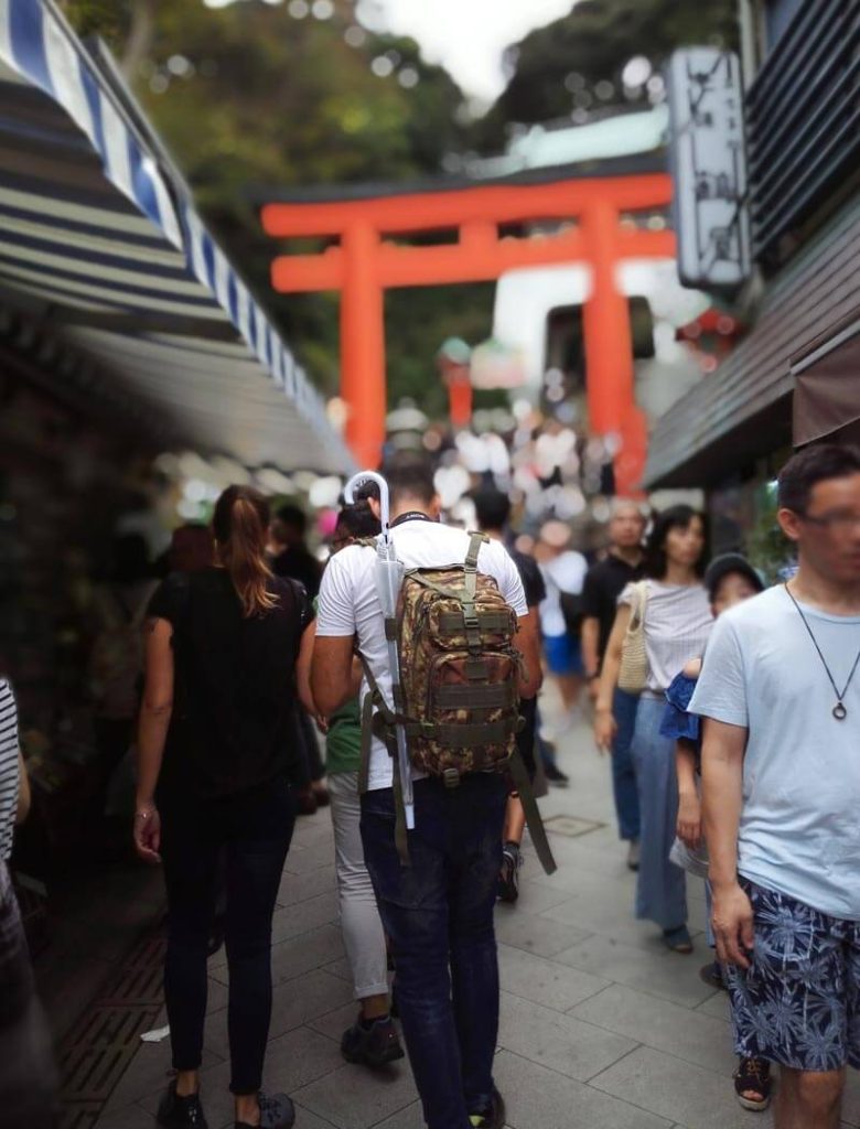 海外からの観光客もおおい